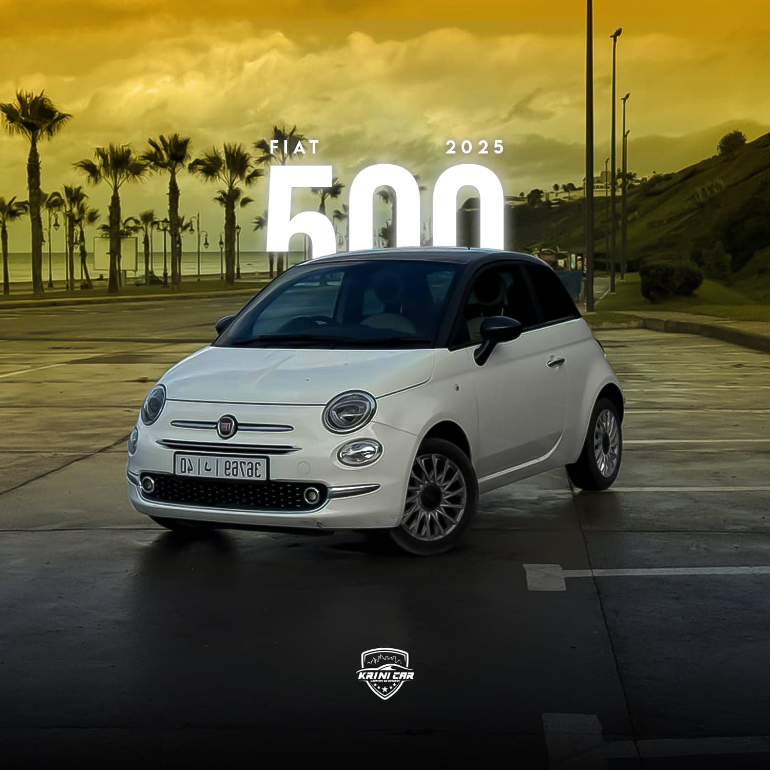 Fiat 500 Mietwagen Tanger Marokko