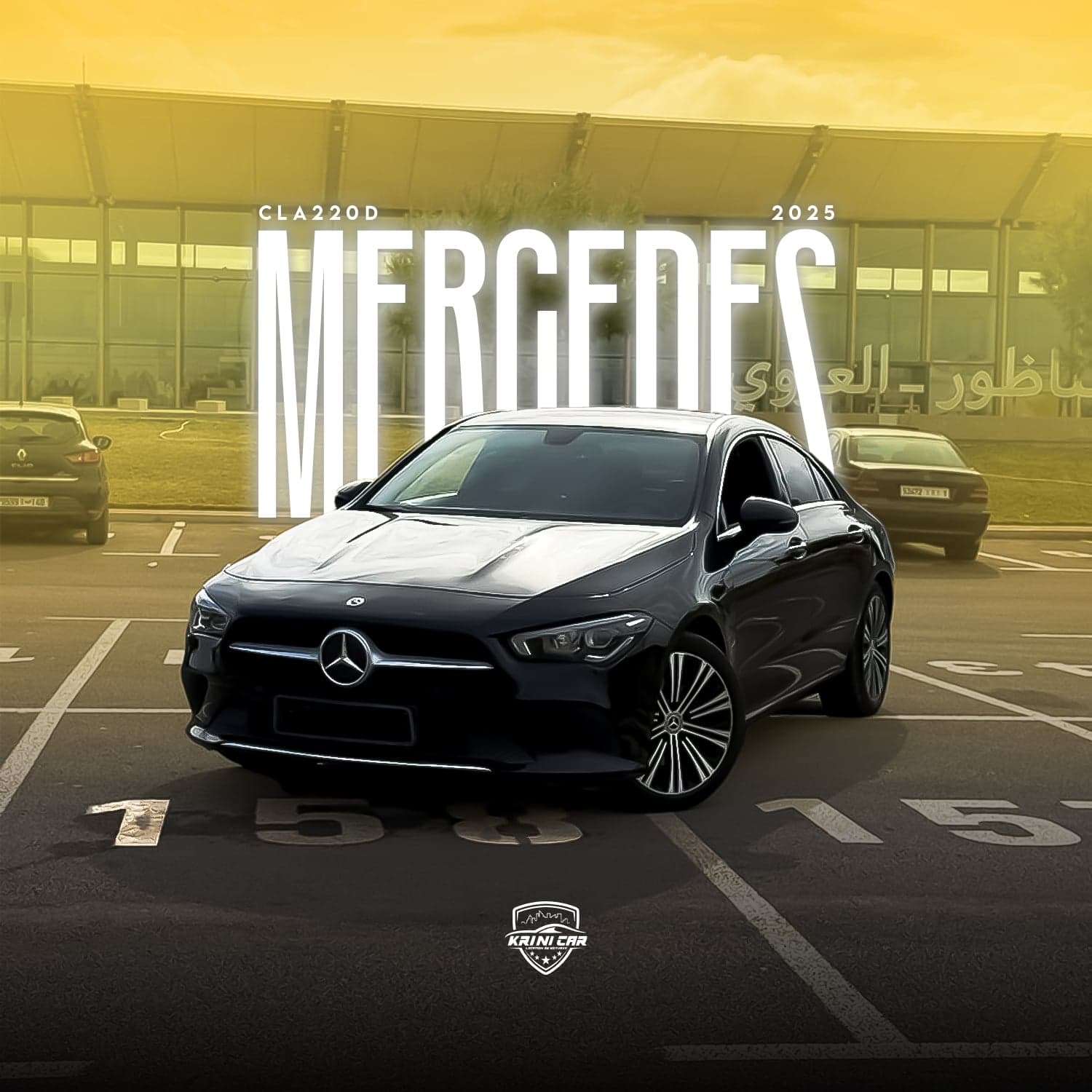 Mercedes CLA 220 Mietwagen Tanger Marokko