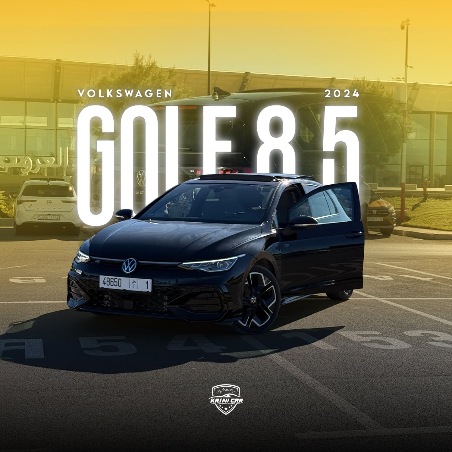 VW Golf 8.5 Mietwagen Tanger Marokko